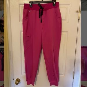 FIGS Women’s Zamora Joggers Ultra Rose Size Large